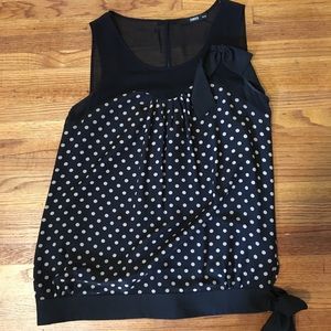 Polka dot blouse